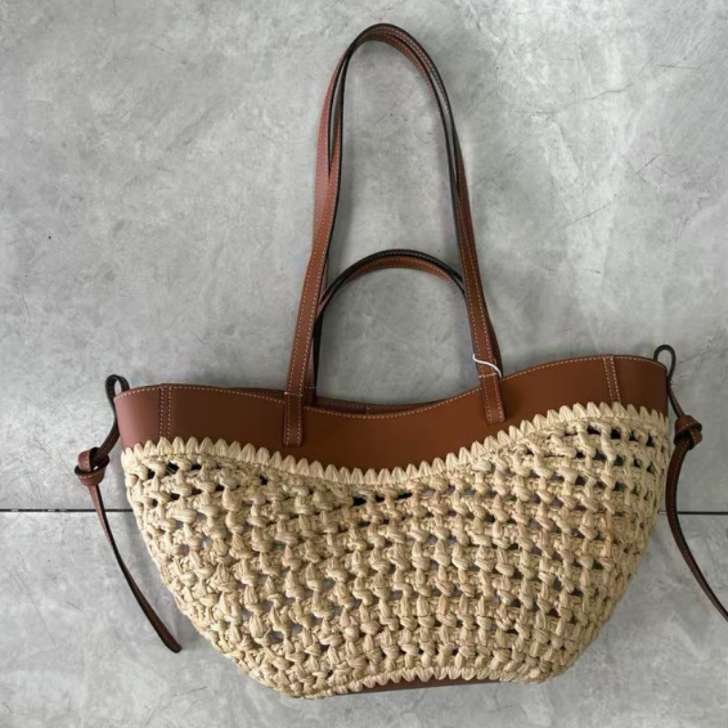 Luxury Raffia Straw Tote Bag,F - огляд і ціна Women Bags On Sale