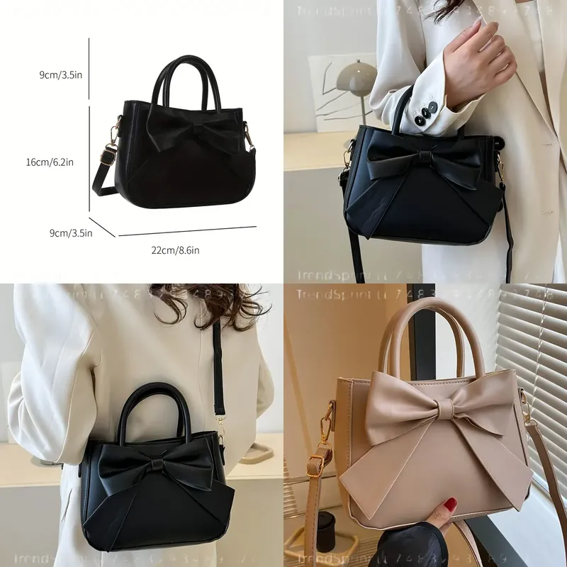 Elegant Black Bow Handbag for  - огляд і ціна Women'S Bags Handbags