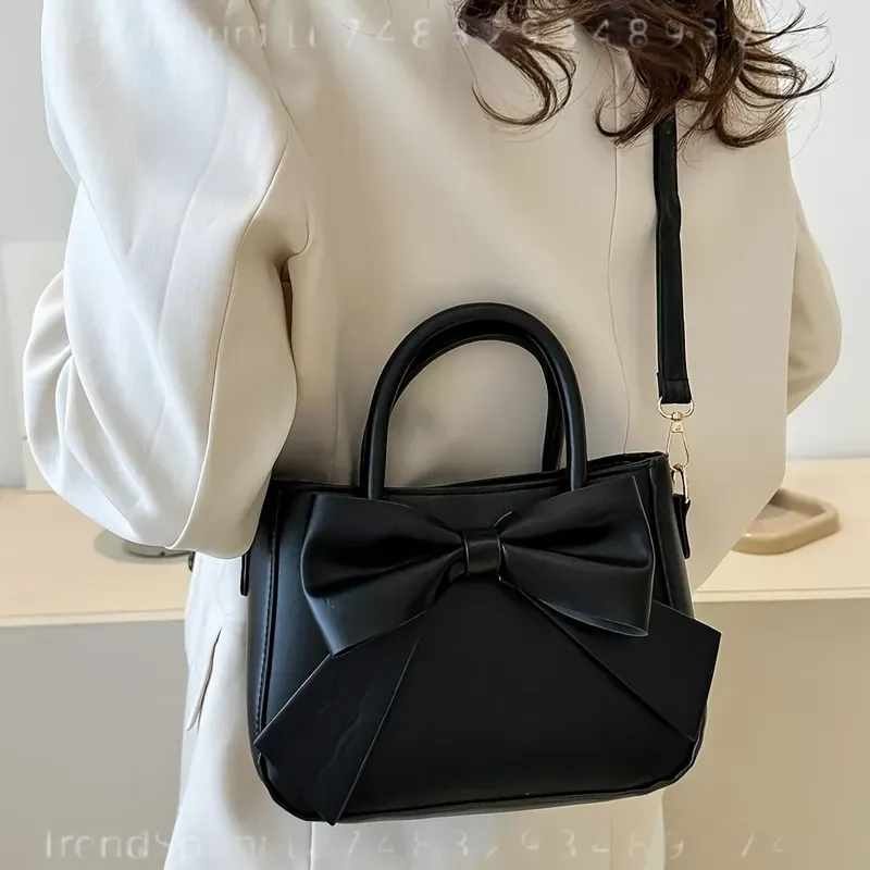 Elegant Black Bow Handbag for  - огляд і ціна Women'S Bags Handbags