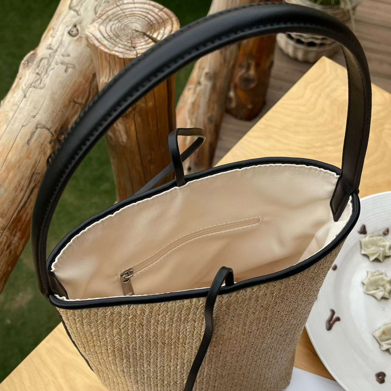 Raffia Knitting Small Beach Bu - огляд і ціна Women'S Raffia Bags