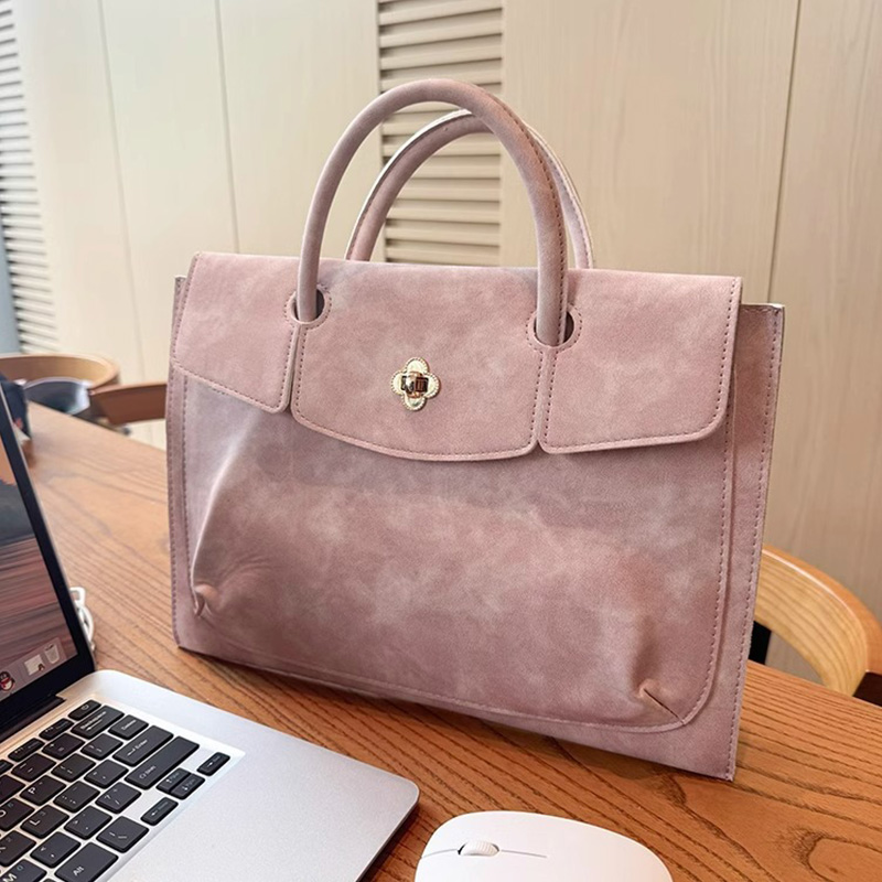 Elegant Pink PU Leather Laptop - огляд і ціна Women Hand Bags For Office