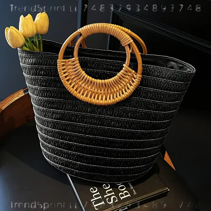Women Summer Woven Paper Tote  - огляд і ціна Women'S Bags Handbags